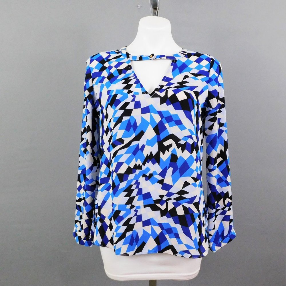 Milano Women Shirt Blue Black S